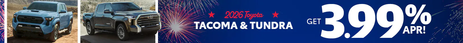 2026 Toyota Tacoma & Tundra
