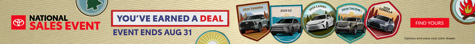 You’ve Earned a Deal – August SET Banner Ad