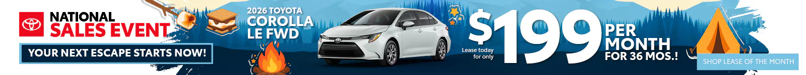 2026 Toyota Corolla LE FWD