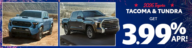 2026 Toyota Tacoma & Tundra | Five Star Toyota of Milledgeville