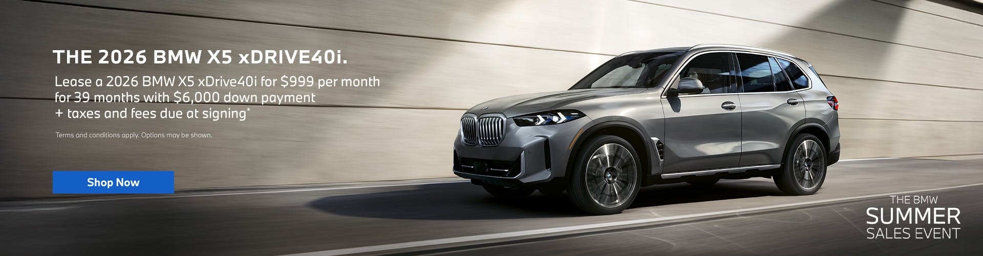 2026 BMW x5 xDrive40i