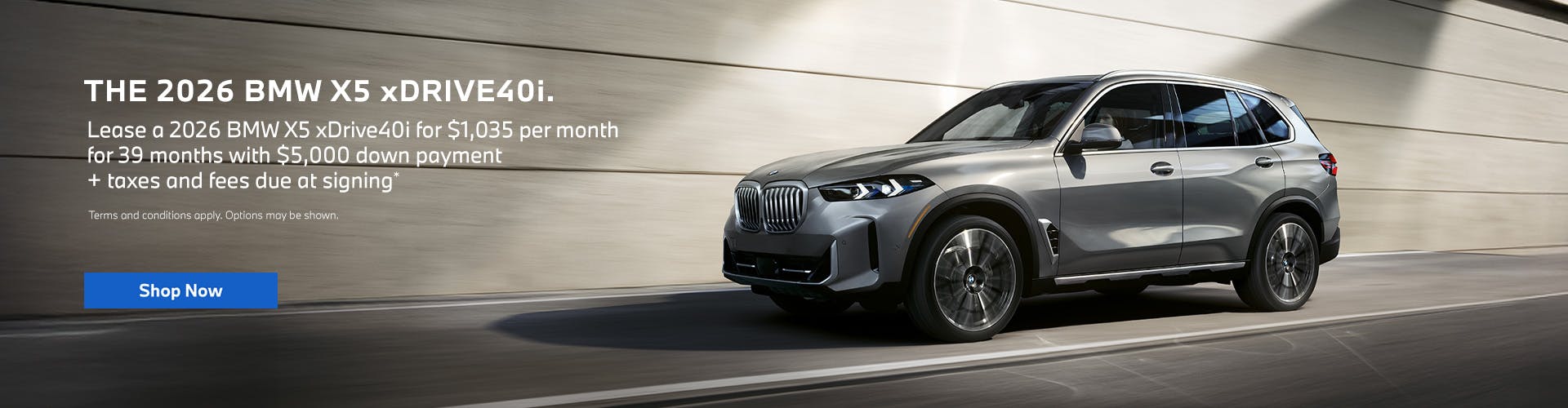 2026 BMW X5 xDrive40i