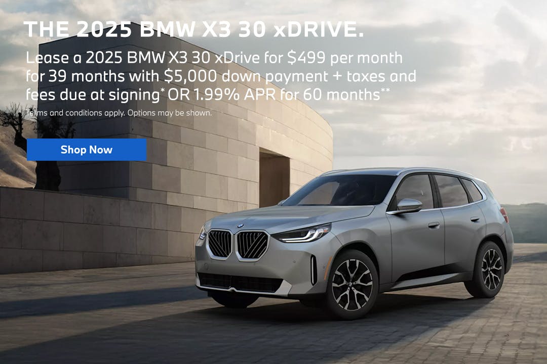 2025 BMW X3 30 xDrive – 499