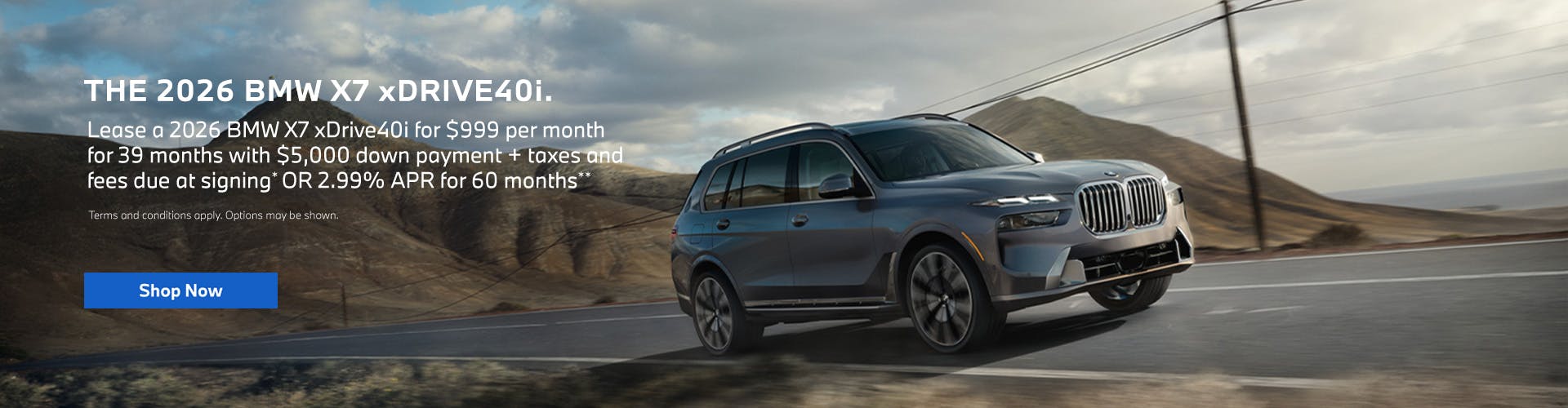 2026 BMW X7 xDrive40i