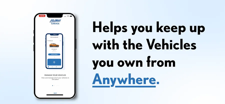 FlowGarage mobile app features