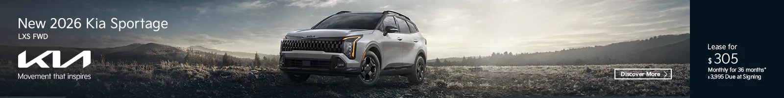 New 2026 Kia Sportage LXS FWD