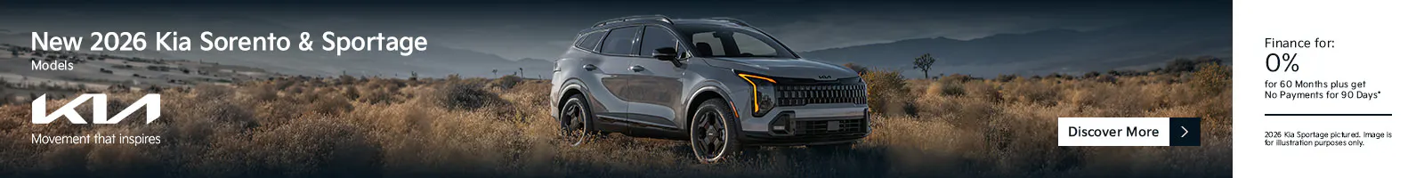 New 2026 Kia Sorento & Sportage Models