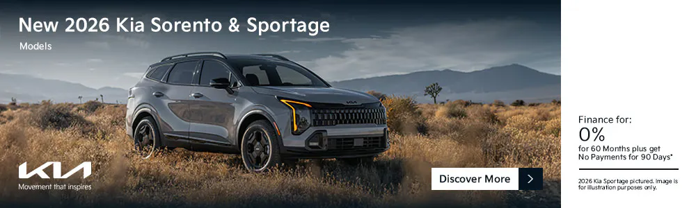 New 2026 Kia Sorento & Sportage Models | Fort Bend Kia
