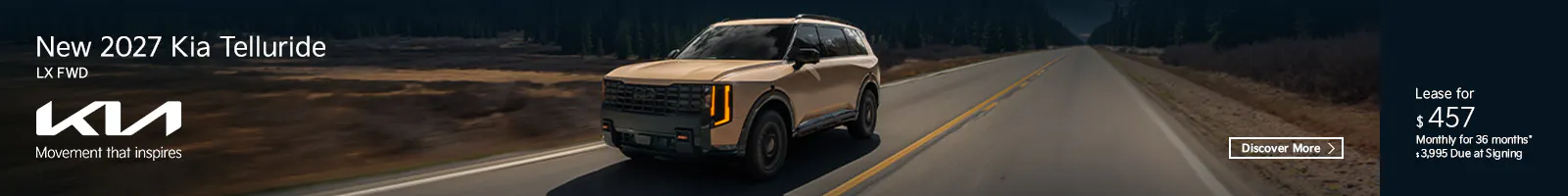 New 2027 Kia Telluride LX FWD