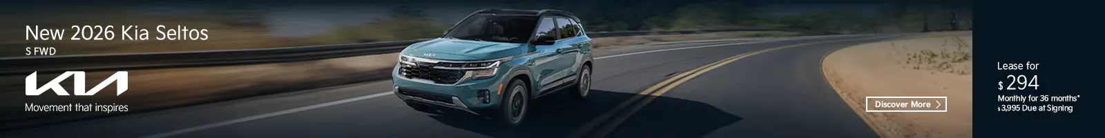 New 2026 Kia Seltos S FWD