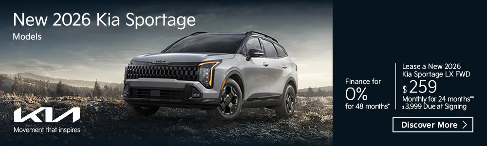 New 2026 Kia Sportage Models | Fort Bend Kia