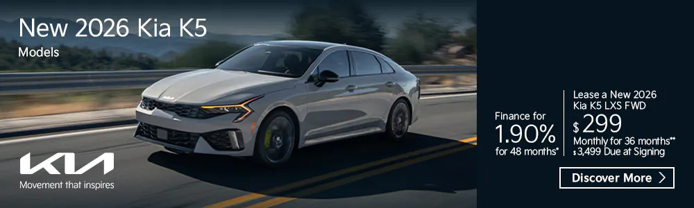 New 2026 Kia K5 Models | Fort Bend Kia