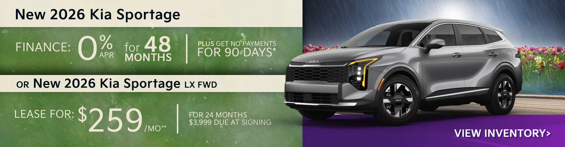 New 2026 Kia Sportage OR New 2026 Kia Sportage LX FWD