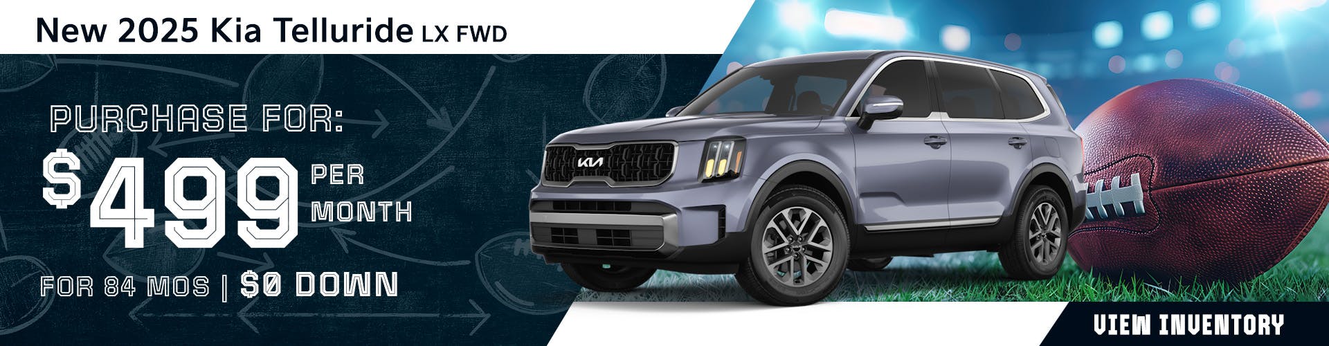 New 2025 Kia Telluride – Purchase for $499 Per Month