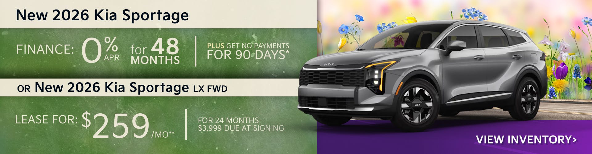 New 2026 Kia Sportage OR New 2026 Kia Sportage LX FWD