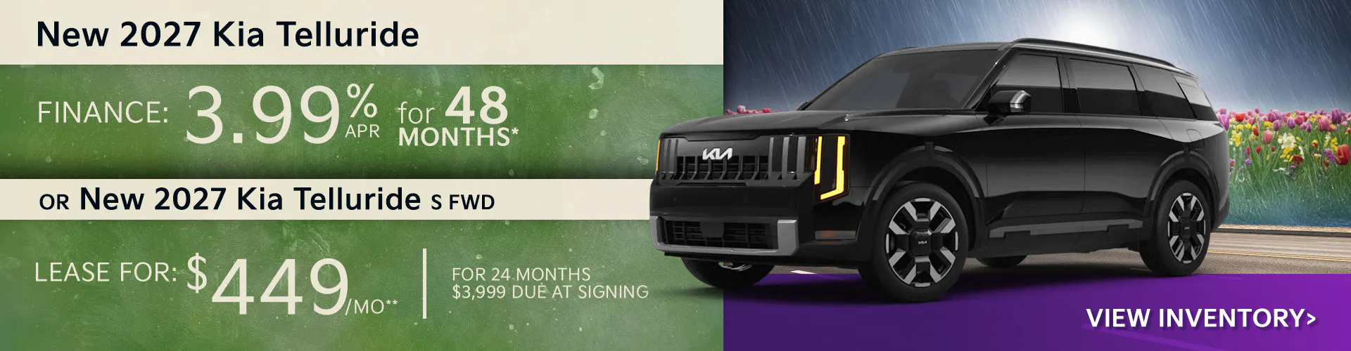 New 2027 Kia Telluride OR New 2027 Kia Telluride S FWD