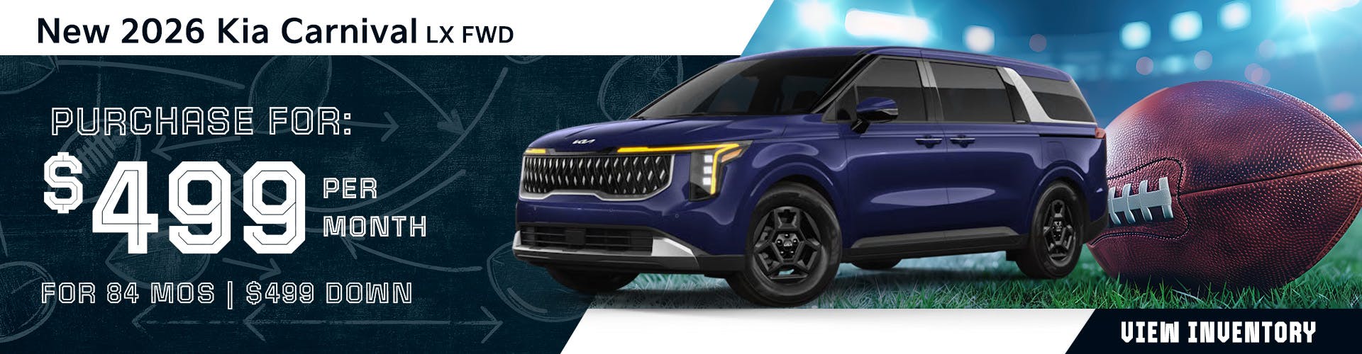 New 2026 Kia Carnival – Purchase for $499 Per Month