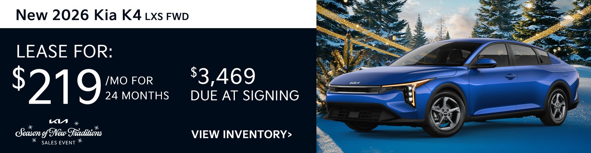 New 2025 Kia K4 LXS FWD