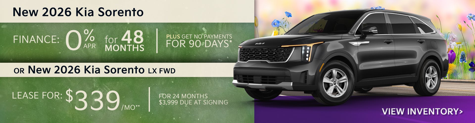 New 2026 Kia Sorento OR New 2026 Kia Sorento LX FWD