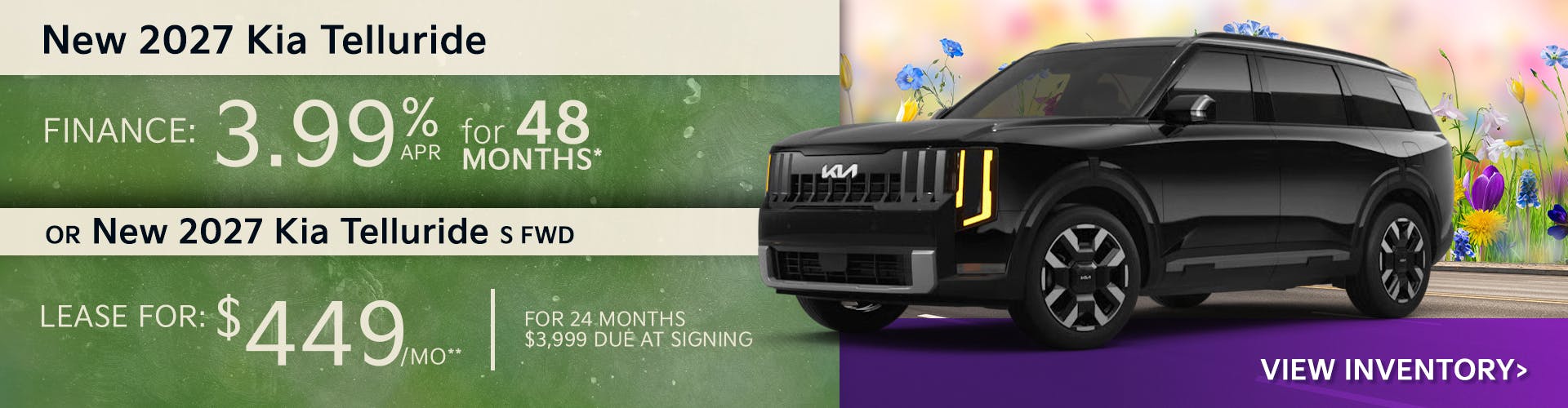 New 2027 Kia Telluride OR New 2027 Kia Telluride S FWD