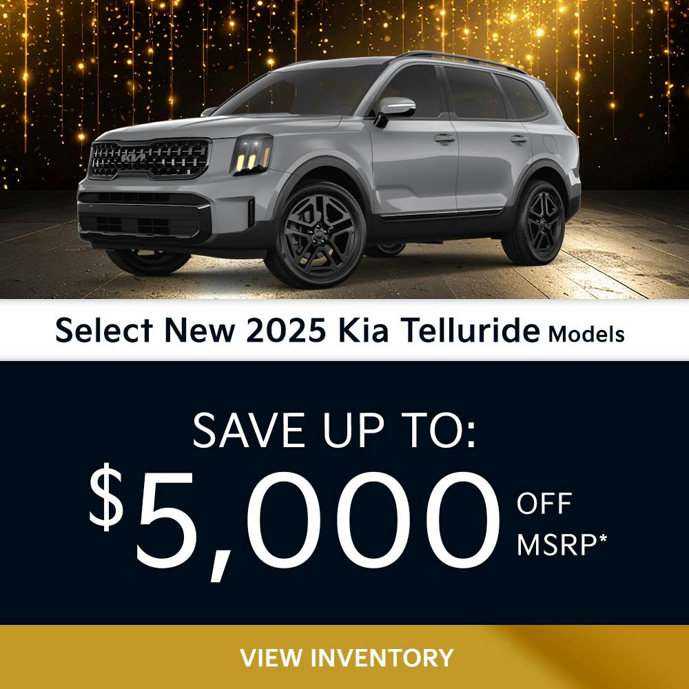 Select New 2025 Kia Telluride Models