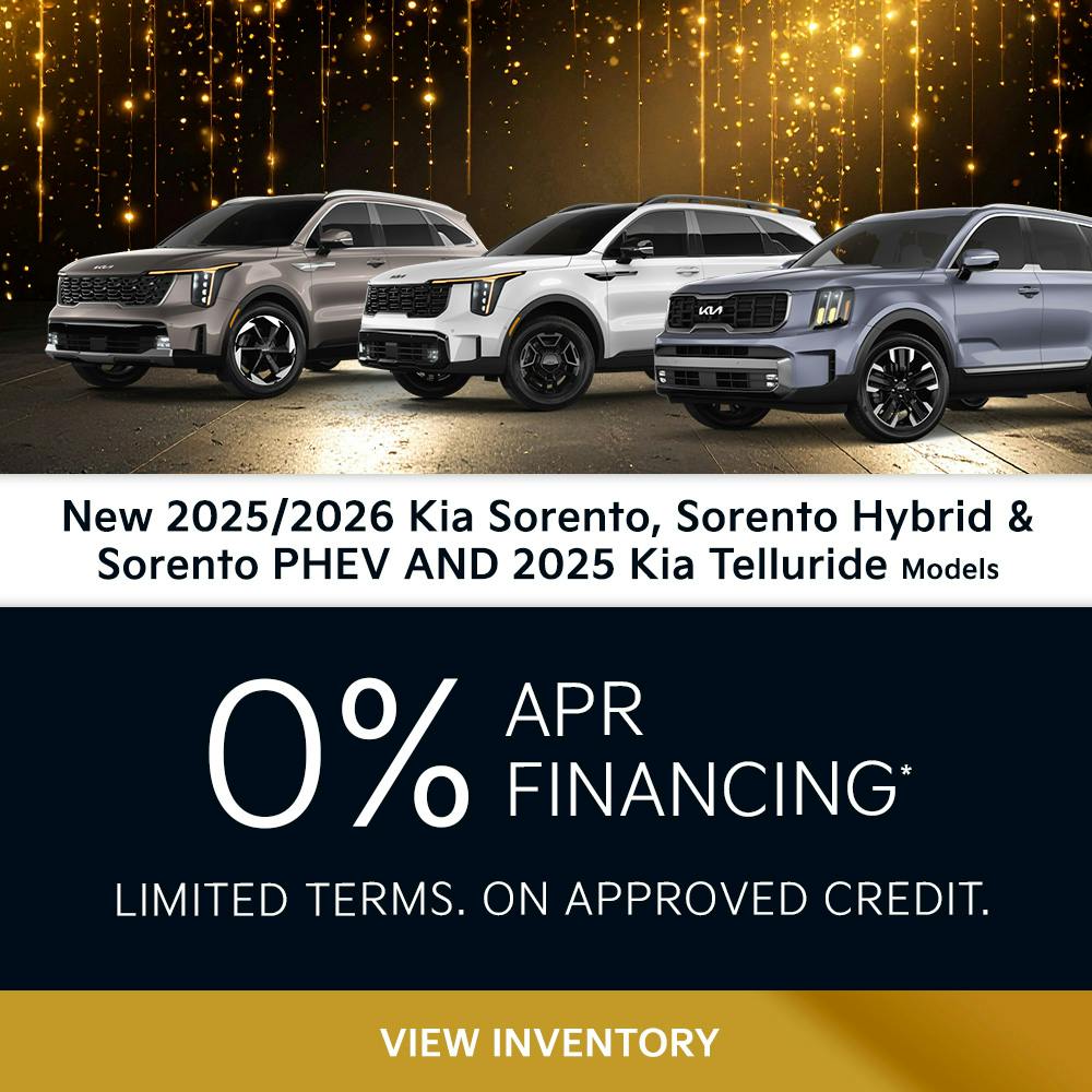 New 2025/2026 Kia Sorento, Sorento Hybrid, And Sorento PHEV AND 2025 Kia Telluride Models