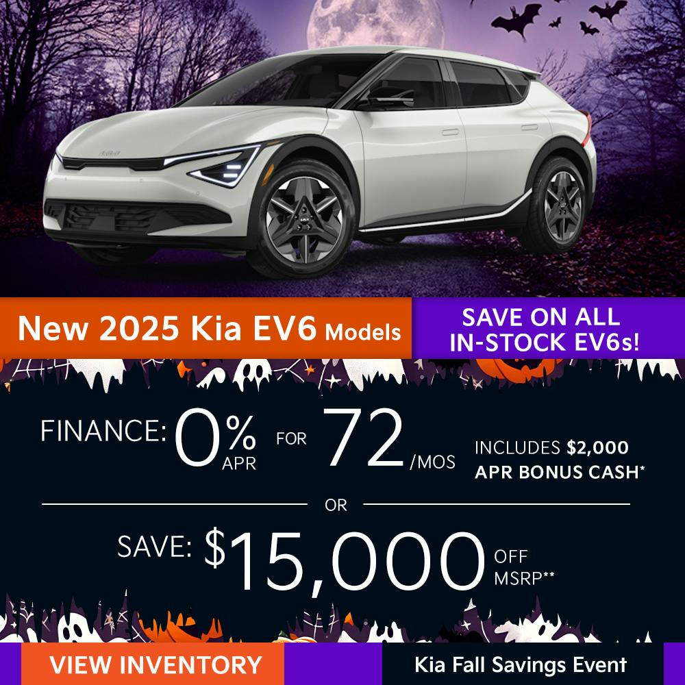 New 2025 Kia EV6 Models
