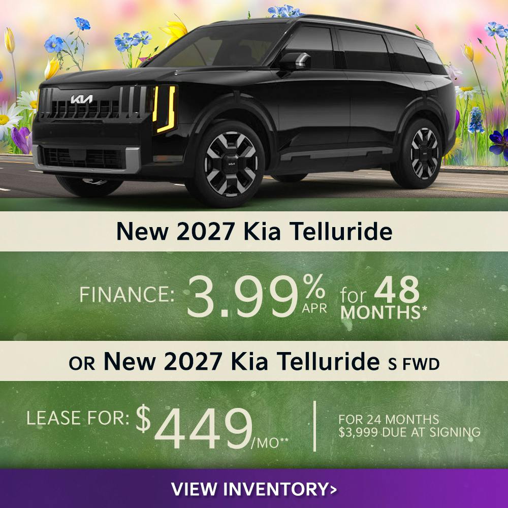 New 2027 Kia Telluride OR New 2027 Kia Telluride S FWD
