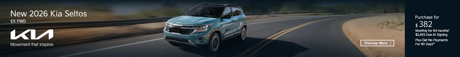 New 2026 Kia Seltos EX FWD