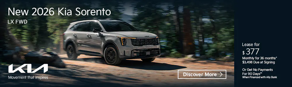 New 2026 Kia Sorento LX FWD | Shottenkirk Kia Fort Bend