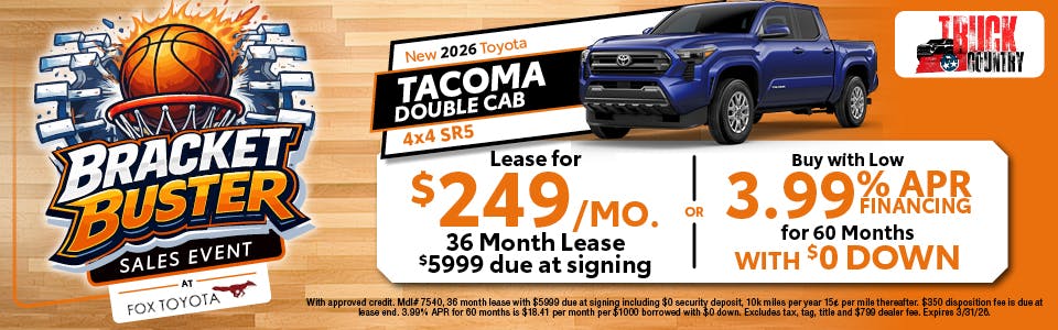 2025 Toyota Tacoma Lease & APR | Fox Toyota