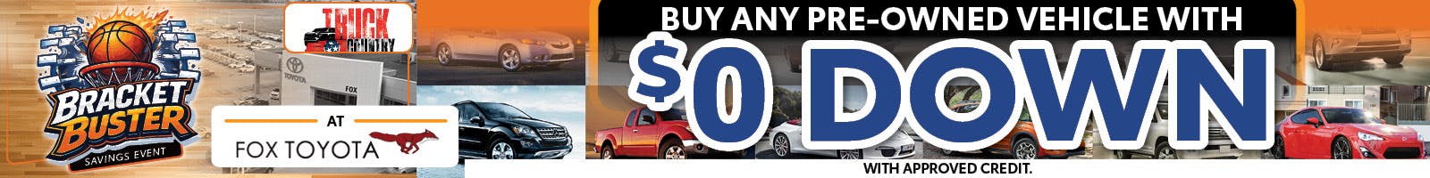 Buy Pre-Owned $0 Down | Fox Toyota
