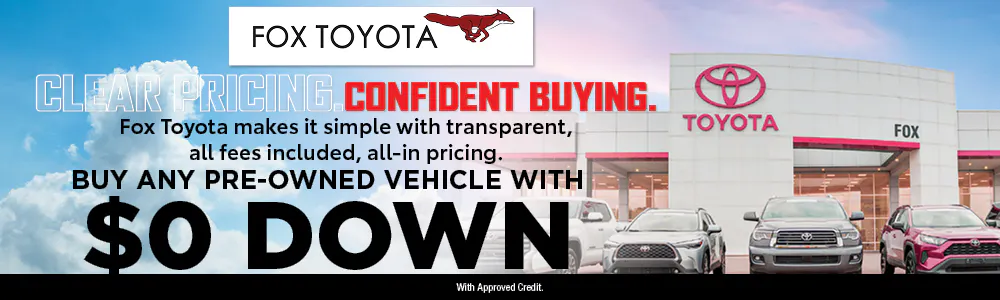 Buy Pre-Owned $0 Down t&b | Fox Toyota