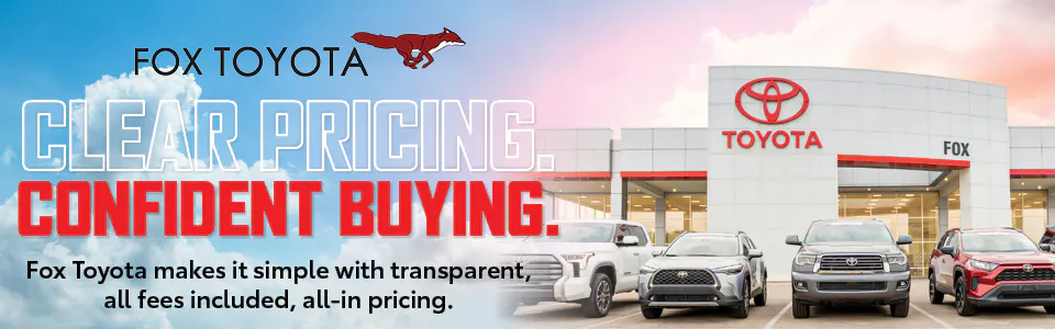 Used & New SRP B&T Banners | Fox Toyota