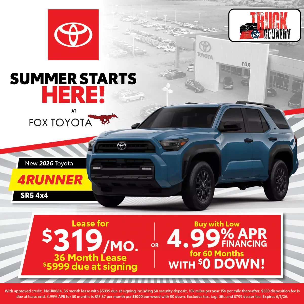 New 2026 Toyota 4Runner | Fox Toyota