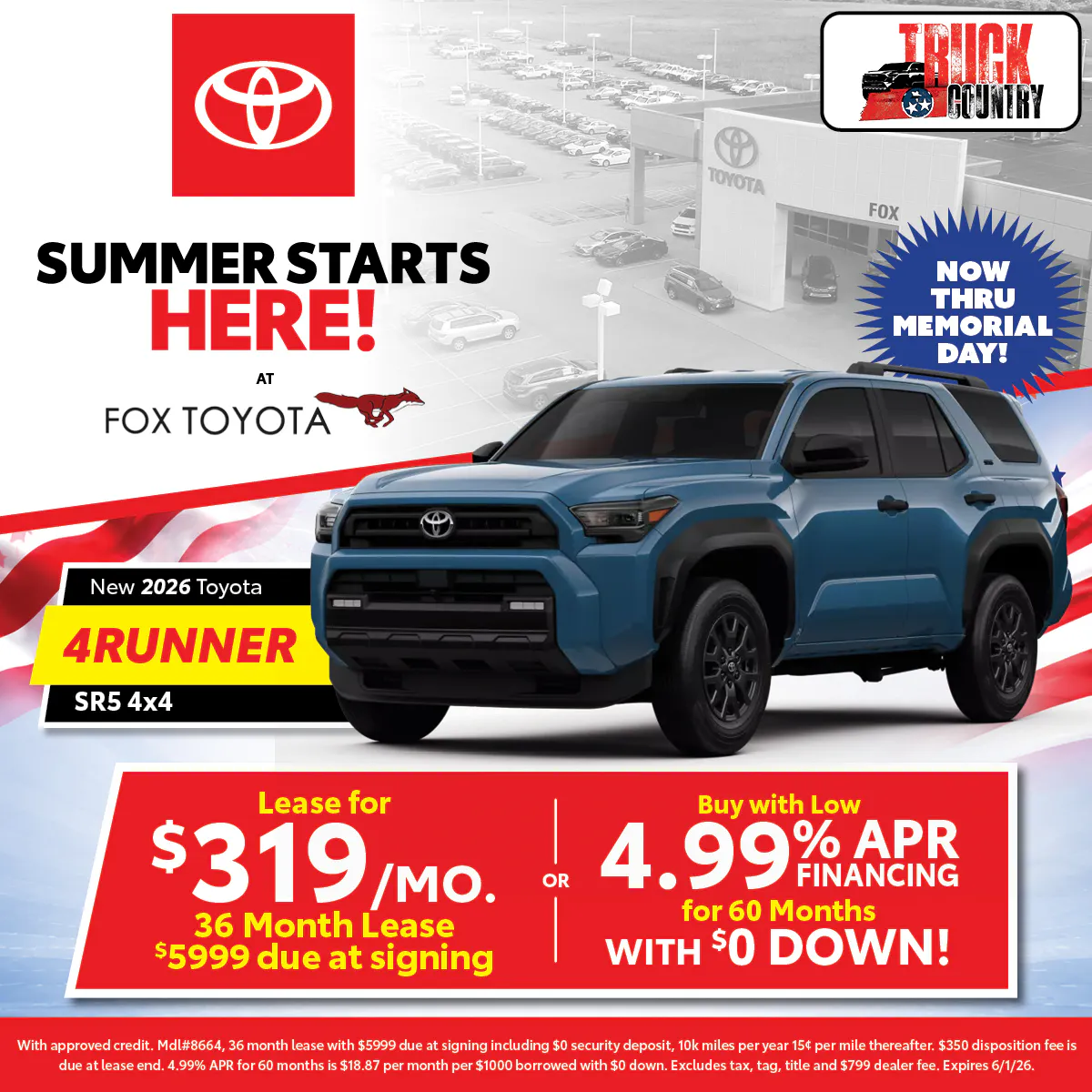 New 2026 Toyota 4Runner | Fox Toyota