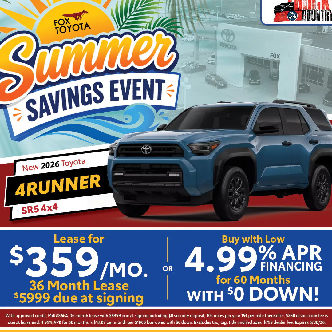 New 2026 Toyota 4Runner | Fox Toyota
