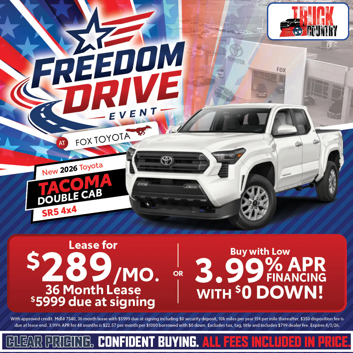 New 2026 Toyota Tacoma | Fox Toyota