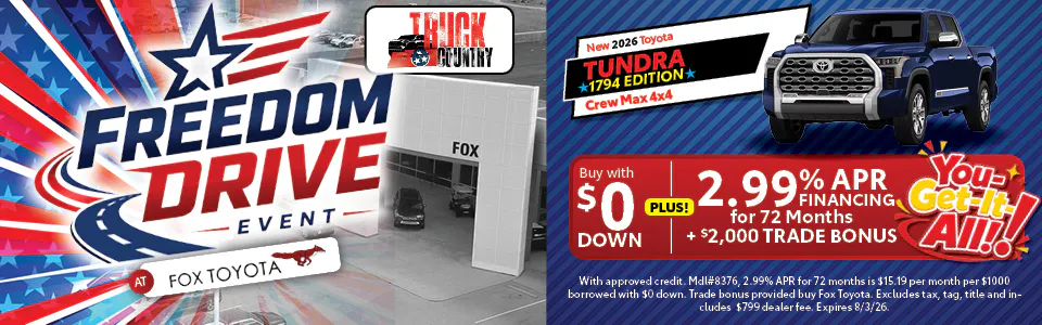 New 2026 Toyota Tundra | Fox Toyota