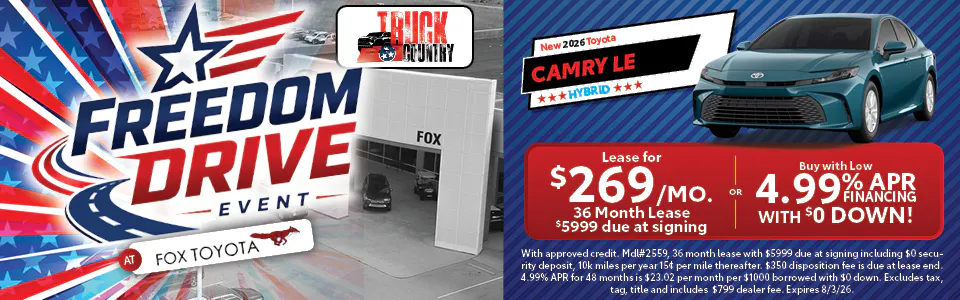 New 2026 Toyota Camry | Fox Toyota