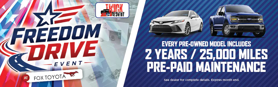 Pre-Paid Maintenance Used | Fox Toyota
