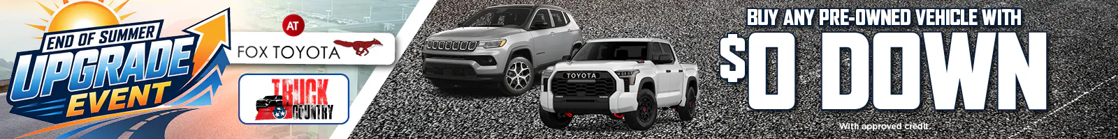 $0 Down Used | Fox Toyota