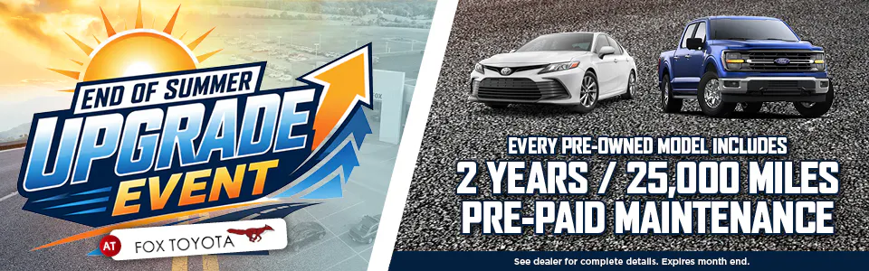 Pre-Paid Maintenance Used | Fox Toyota
