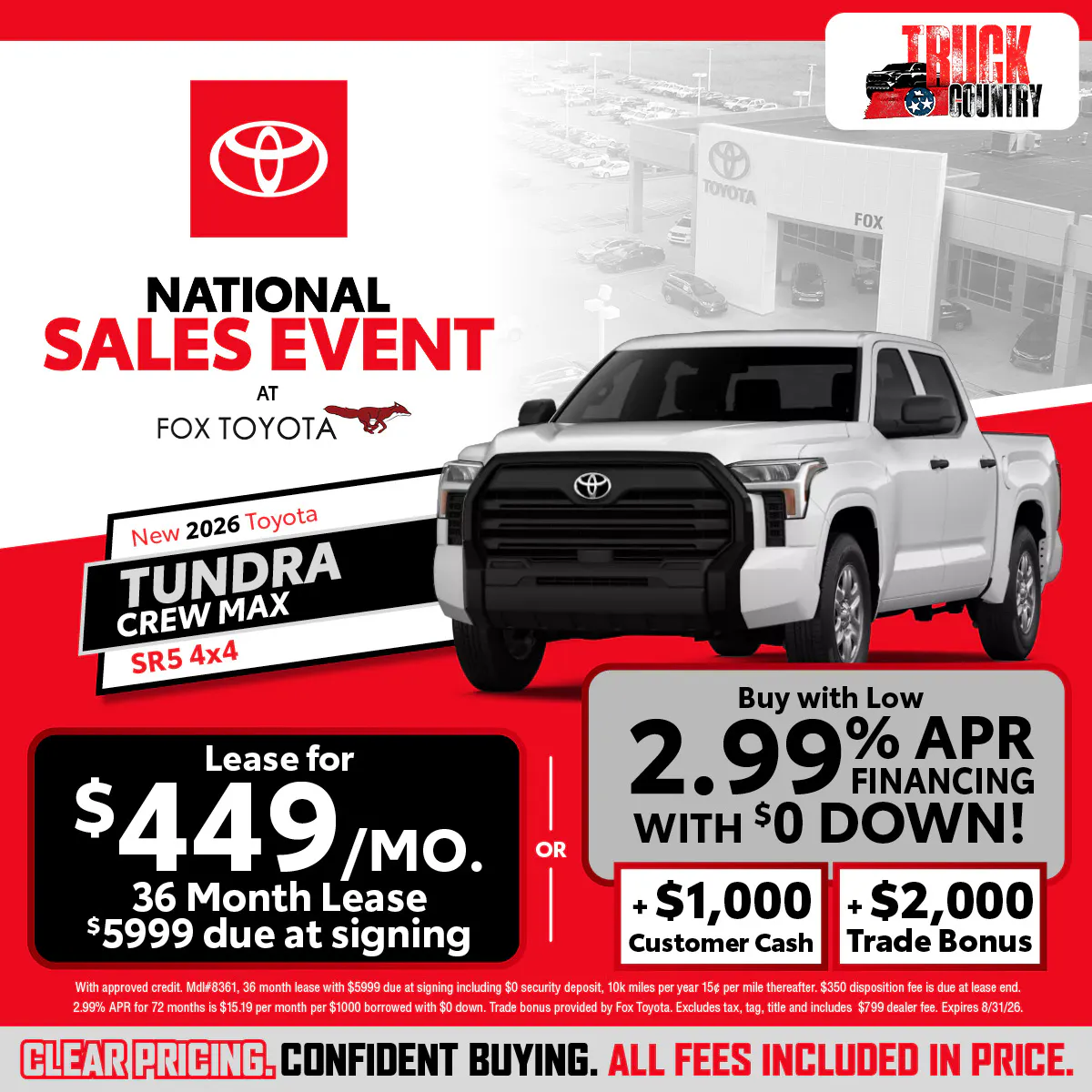 New 2026 Toyota Tundra | Fox Toyota