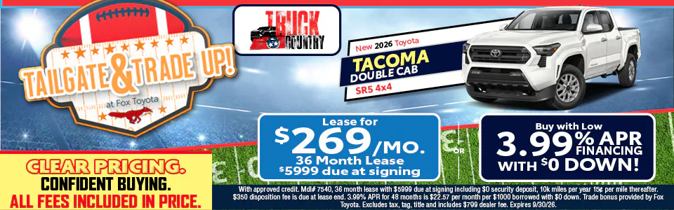 New 2026 Toyota Tacoma | Fox Toyota