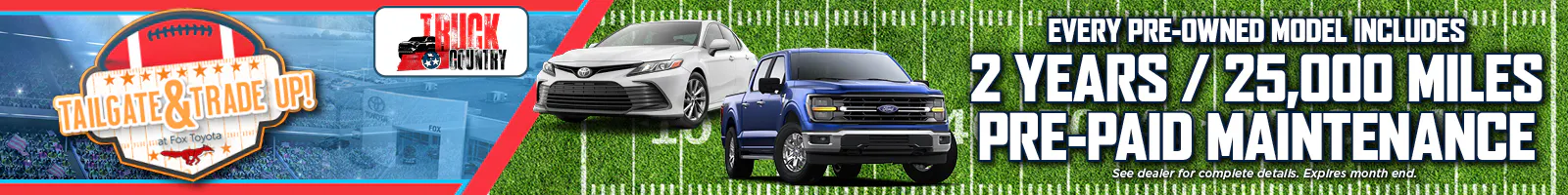 Pre-Paid Maintenance Used | Fox Toyota