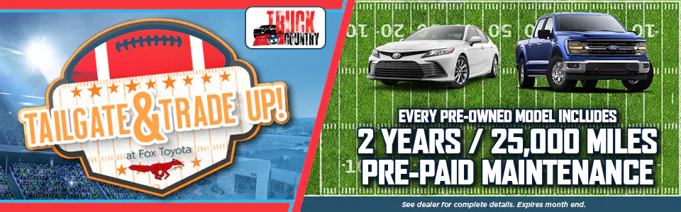 Pre-Paid Maintenance Used | Fox Toyota