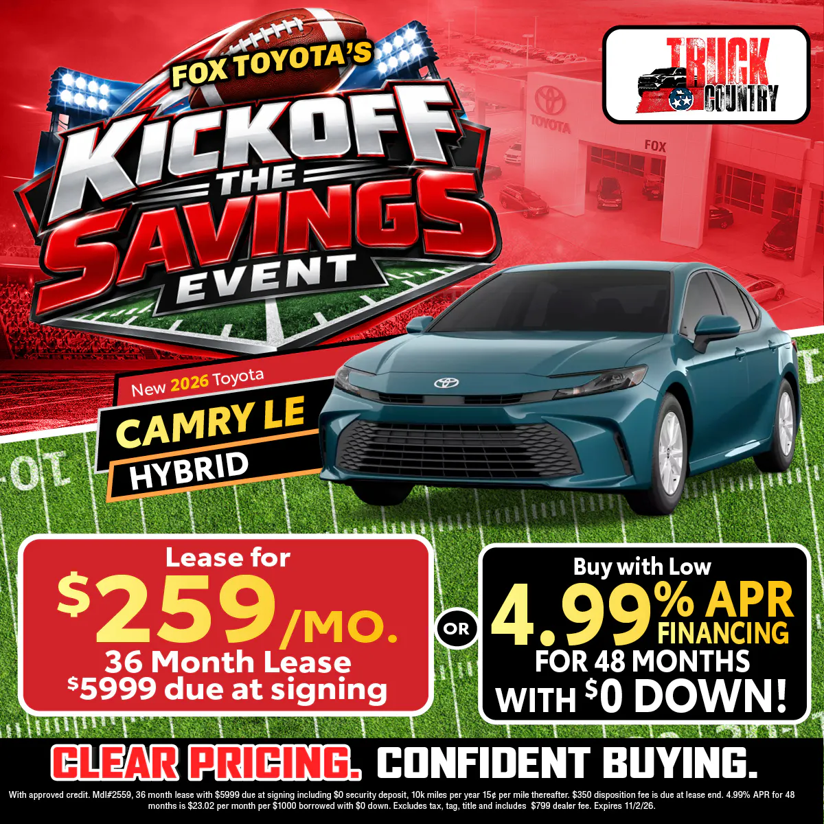 New 2026 Toyota Camry | Fox Toyota