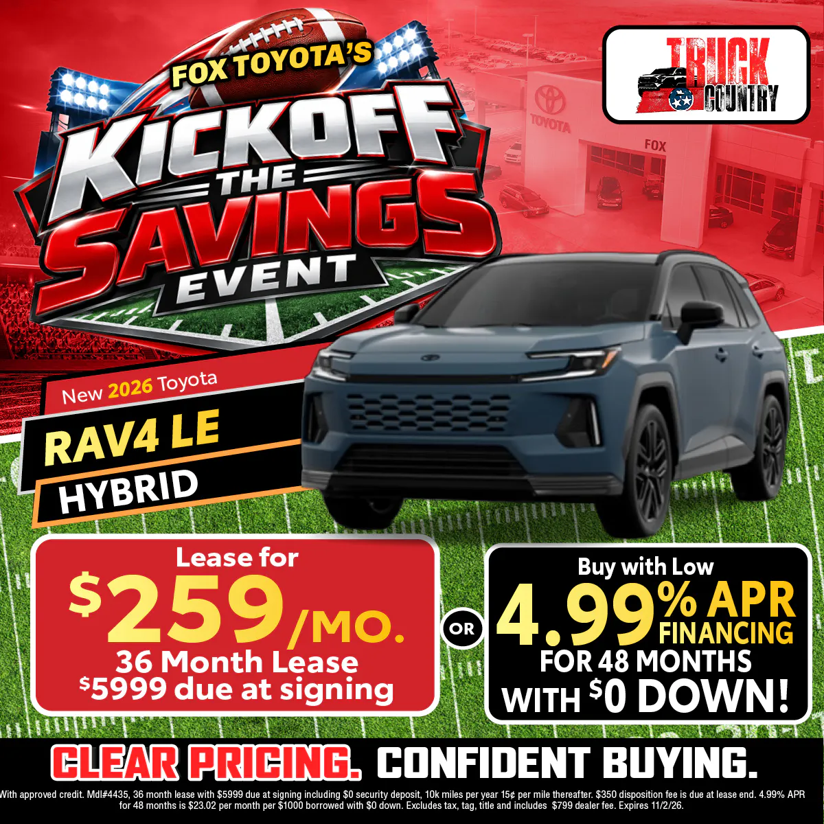 New 2026 Toyota Rav4 | Fox Toyota