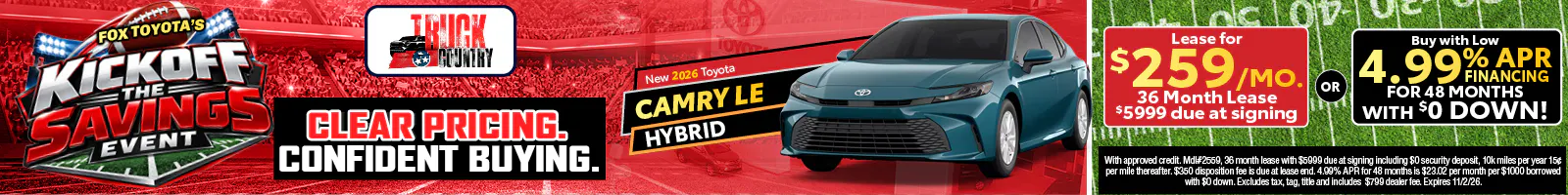 New 2026 Toyota Camry